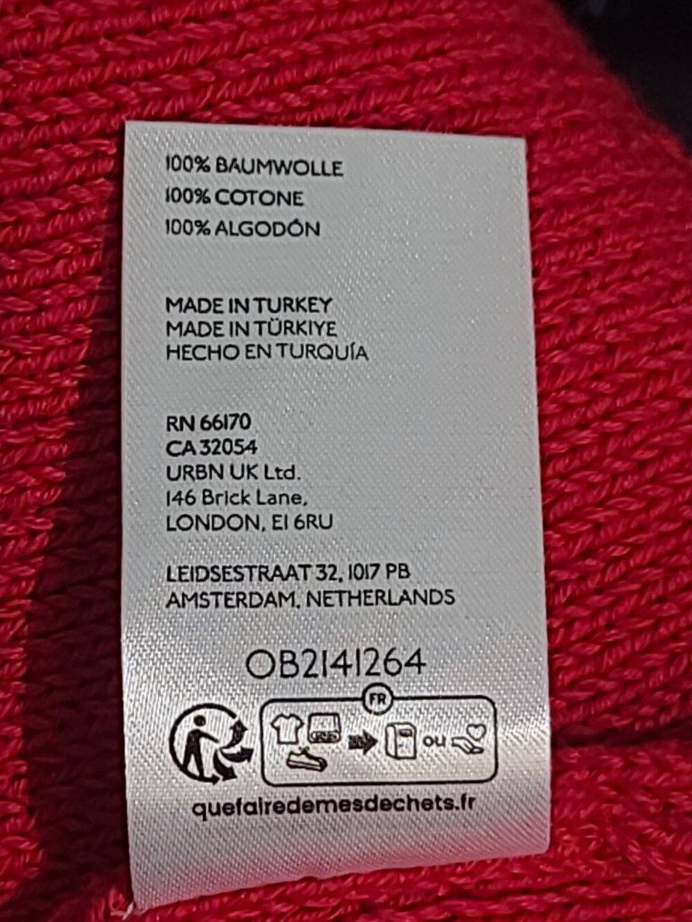 Maeve by Anthropoligie Sweater Take me to Milan Size XS Red NWT Oversized - Picture 5 of 6